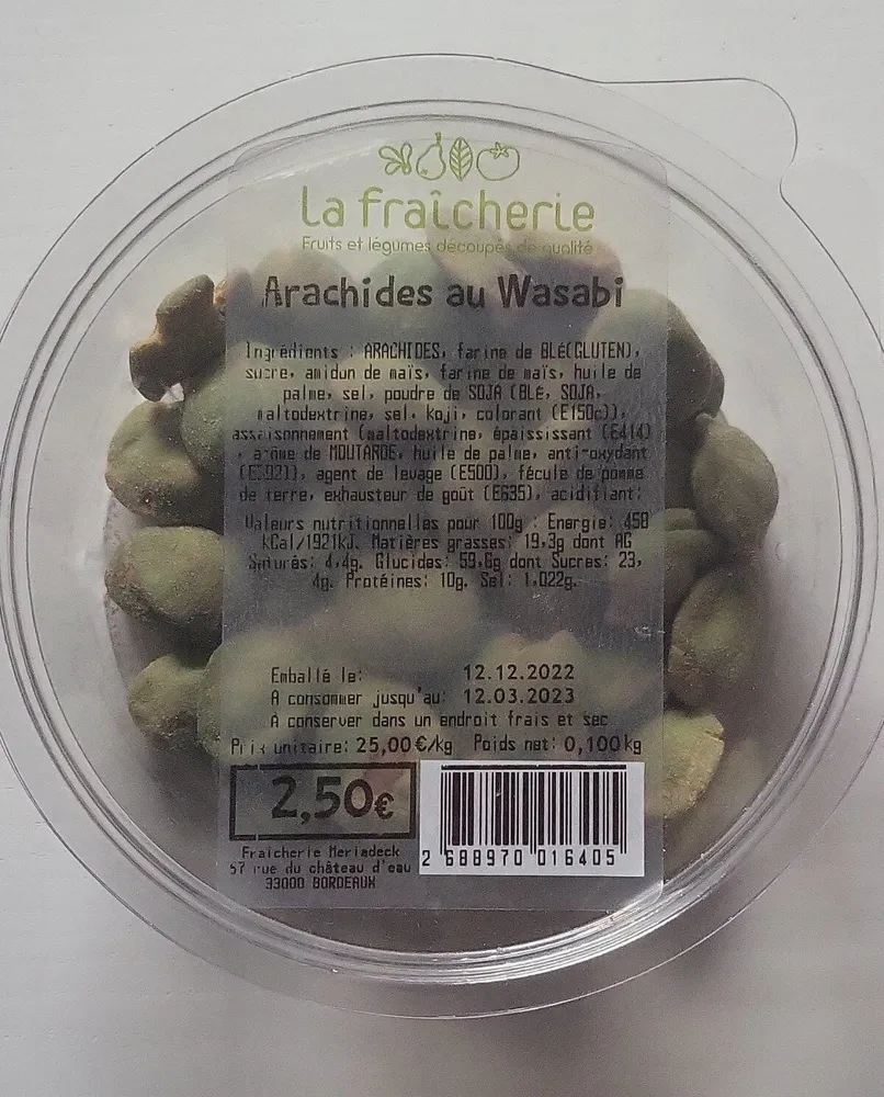 Arachides au Wasabi