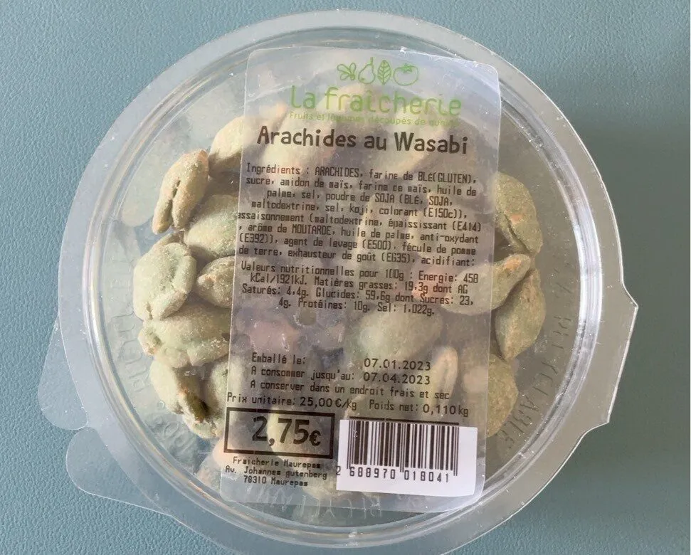 Arachides au wasabi