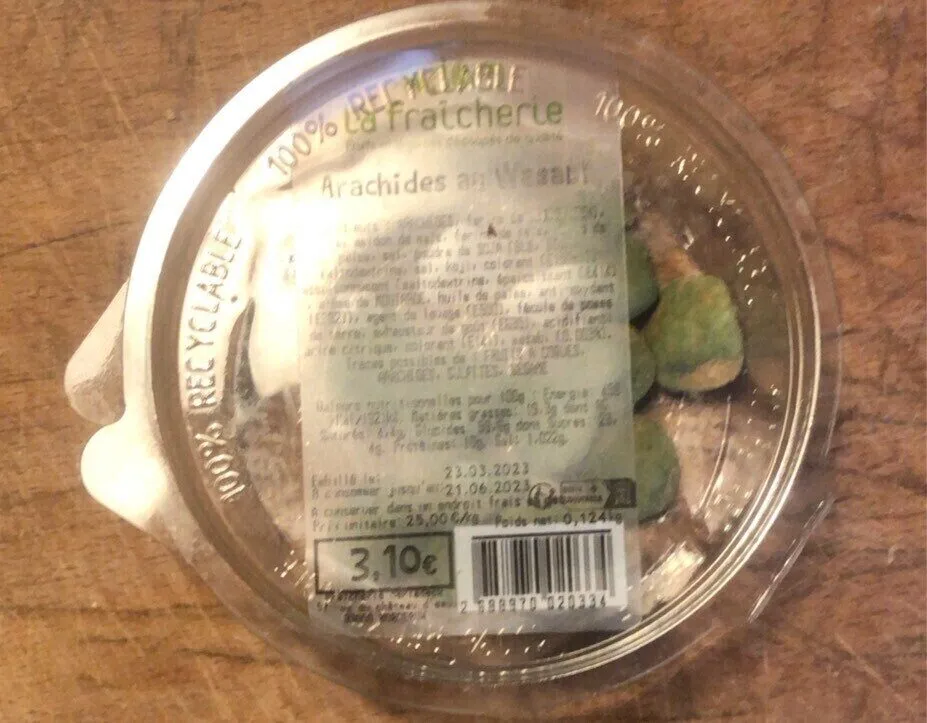 Arachides au Wasabi