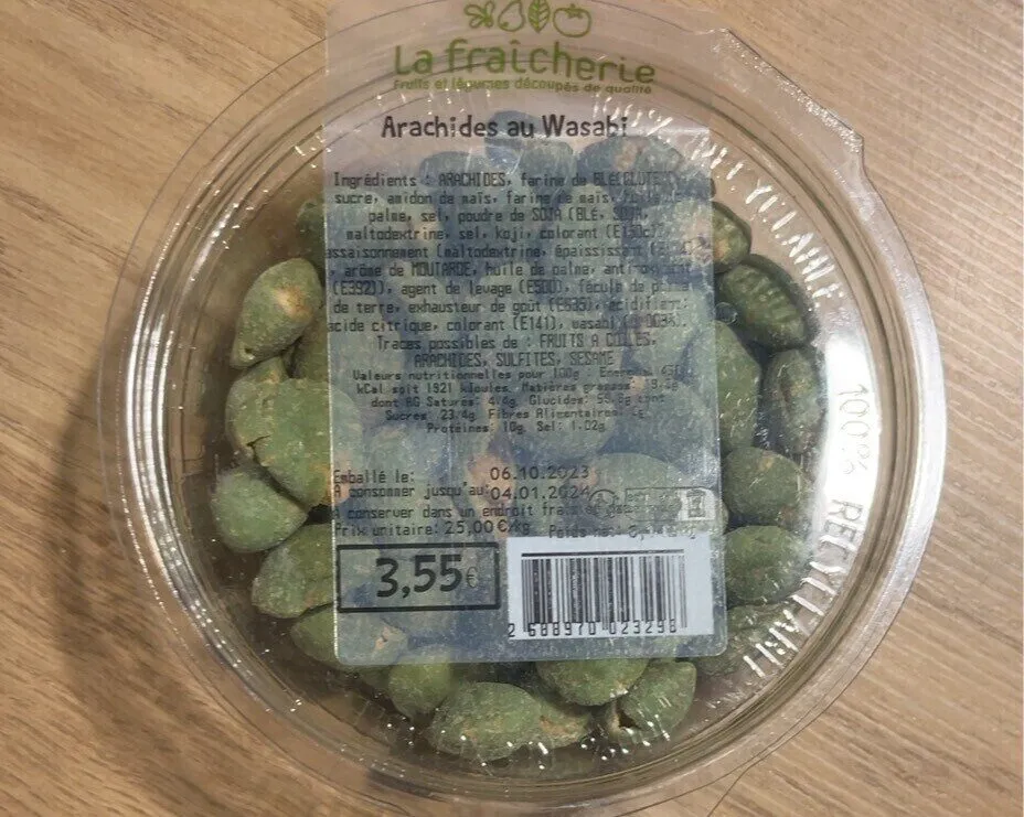 Arachides au wasabi