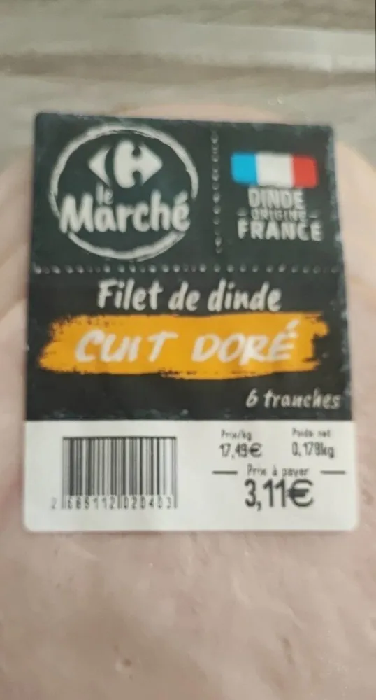 Filet de dinde