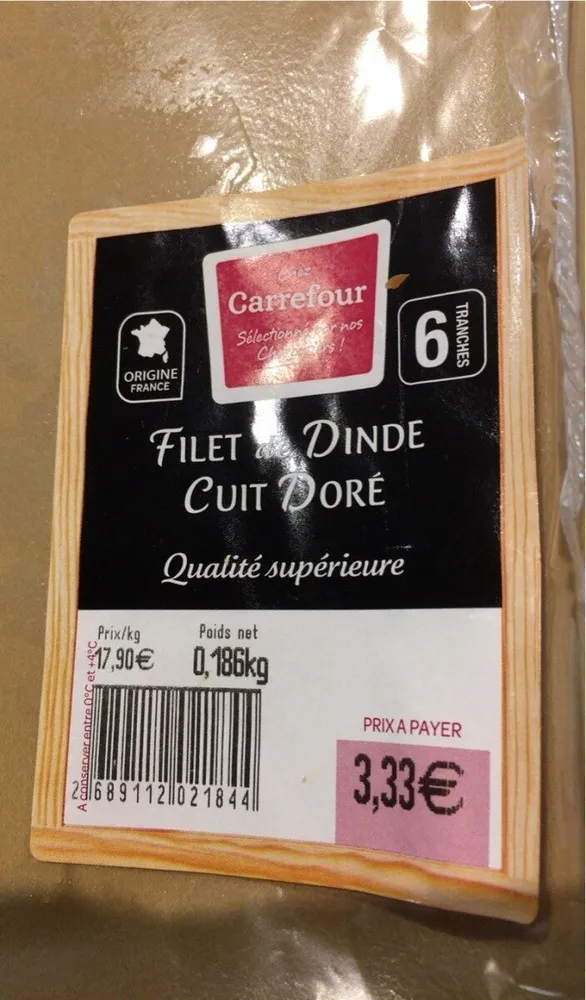 filet de dinde cuit superieur