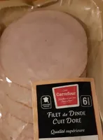 Filet de dinde cuit supérieur doré