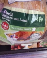 Poulet halal cuit fumé
