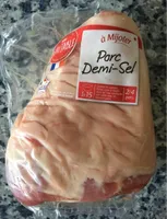 Jaret avant de porc demi sel