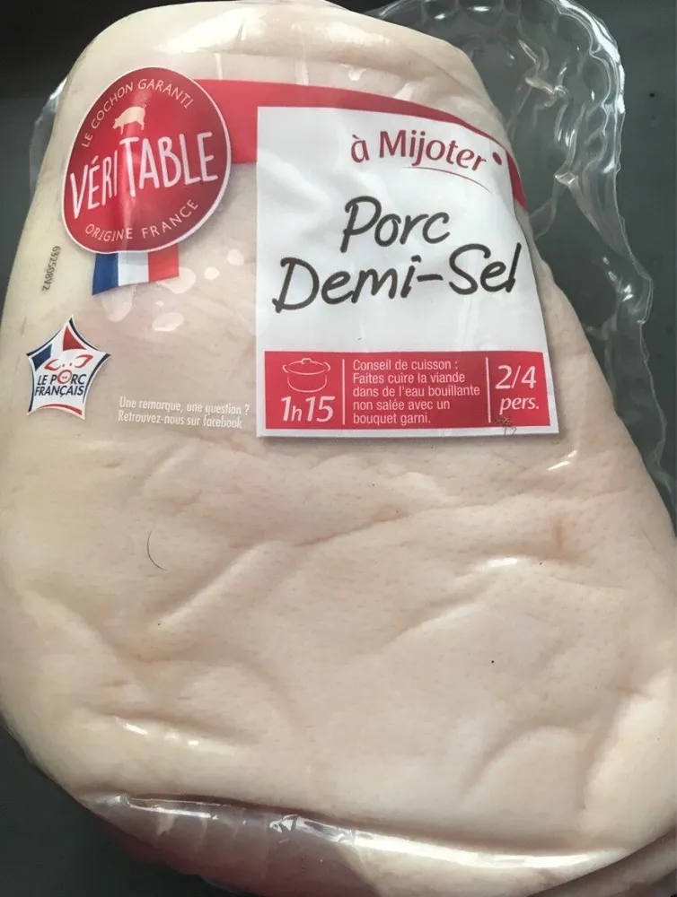 Jarret avant de porc demi sel