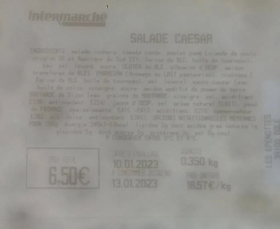 Salade cesar