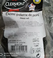 Demi palette de porc demi sel