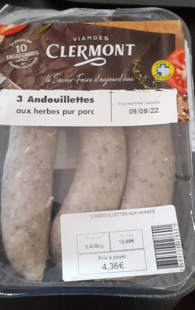 Andouillette aux herbes pur porc