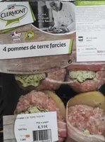 4 pommes de terre farcies