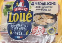 Médaillons de dinde fermière élevées en plein air