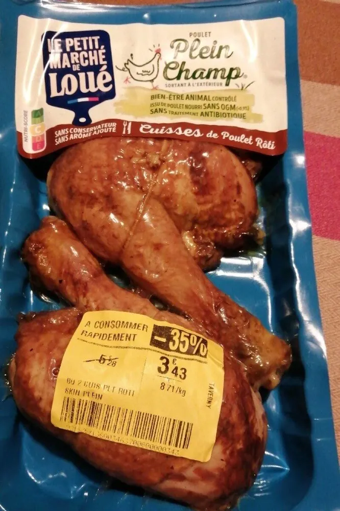 Poulet plein champ