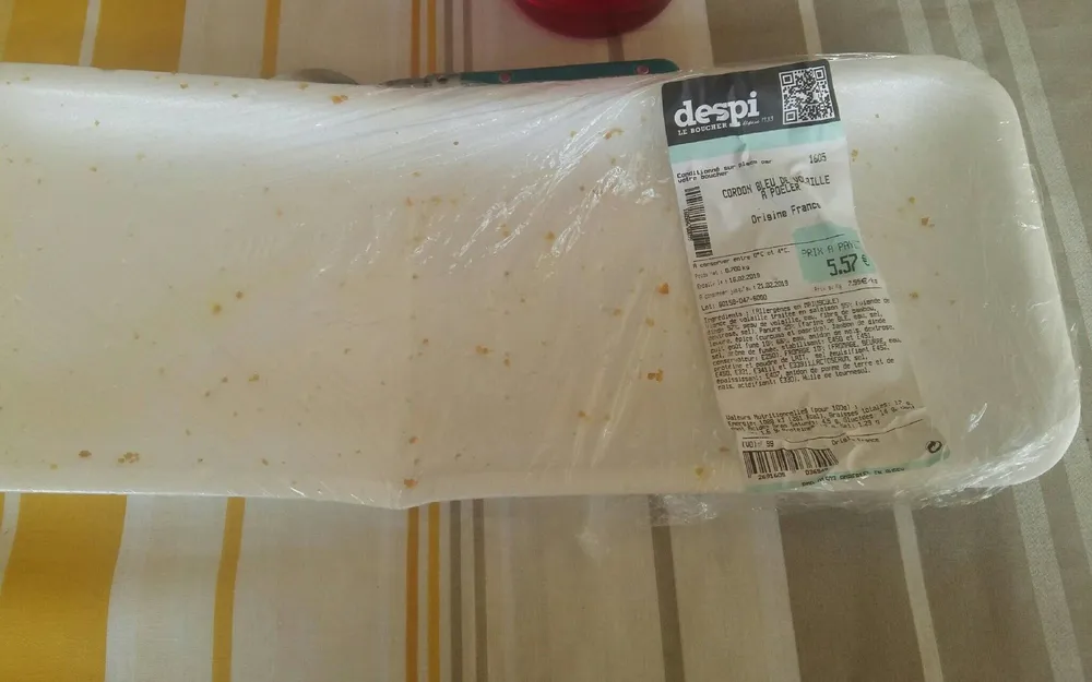 Cordon bleu de volaille à poêler