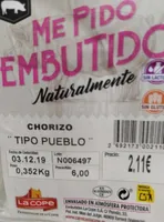 Chorizo tipo pueblo