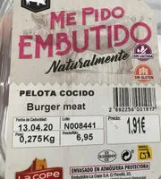 Pelota cocido
