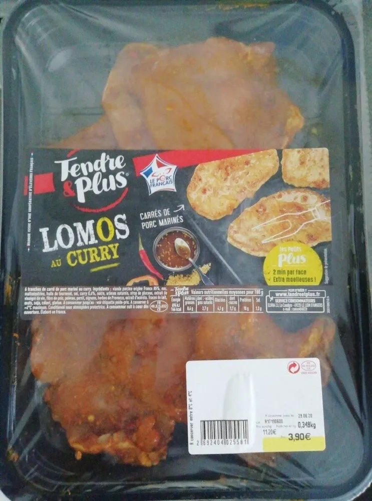 Carré de porc marinés