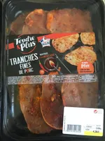 Tranches fines de porc