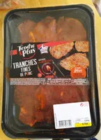 Tranches fines de porc.