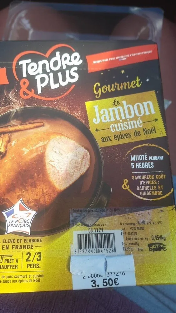 Jambon cuisiné