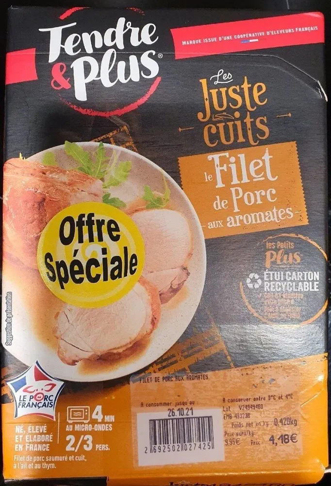 Filet de porc aux aromates