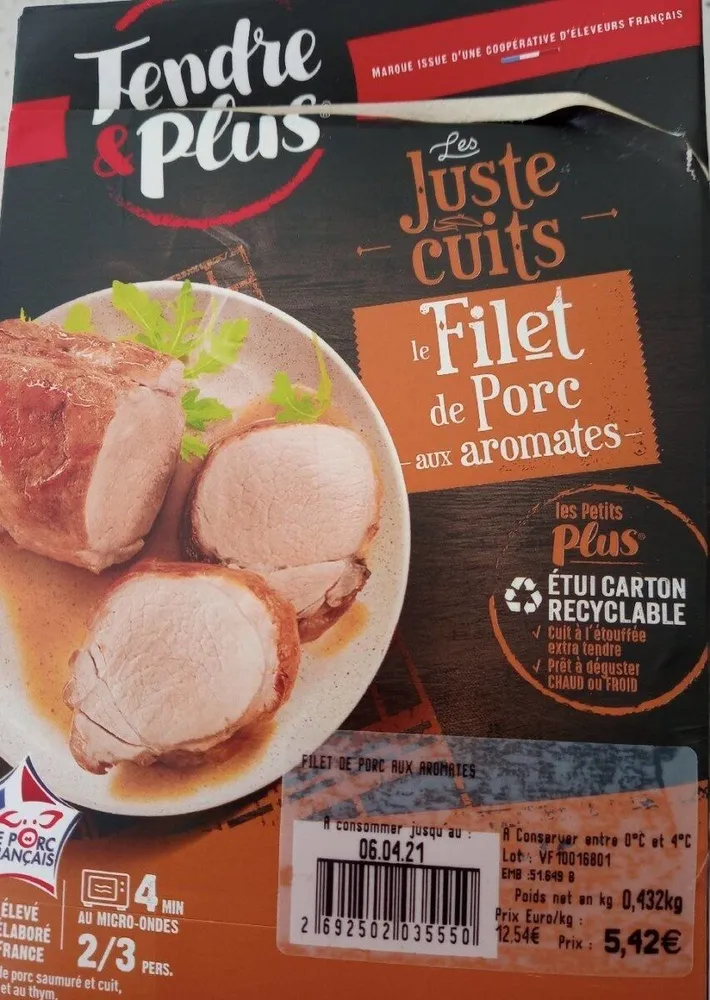 Filet de porc aux aromates