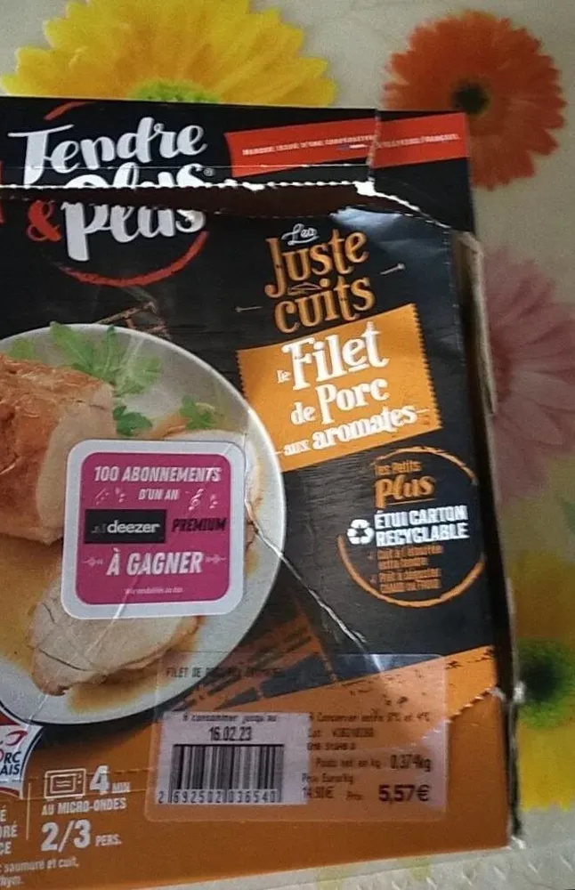 Filet de porc aux aromates