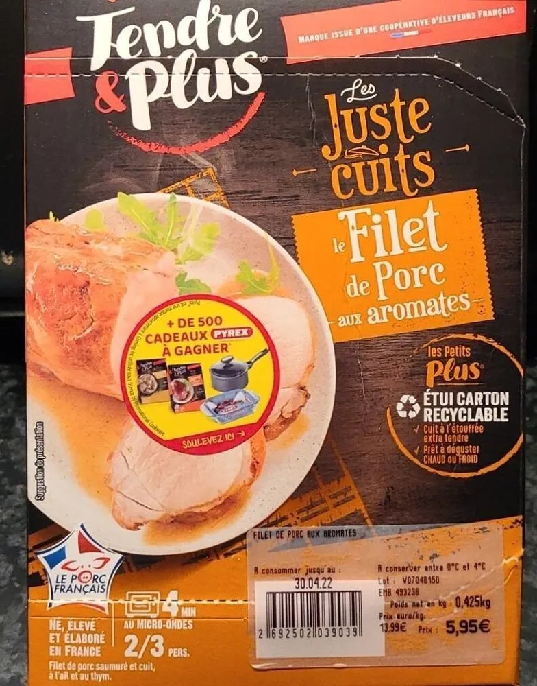 Filet de porc aux aromates