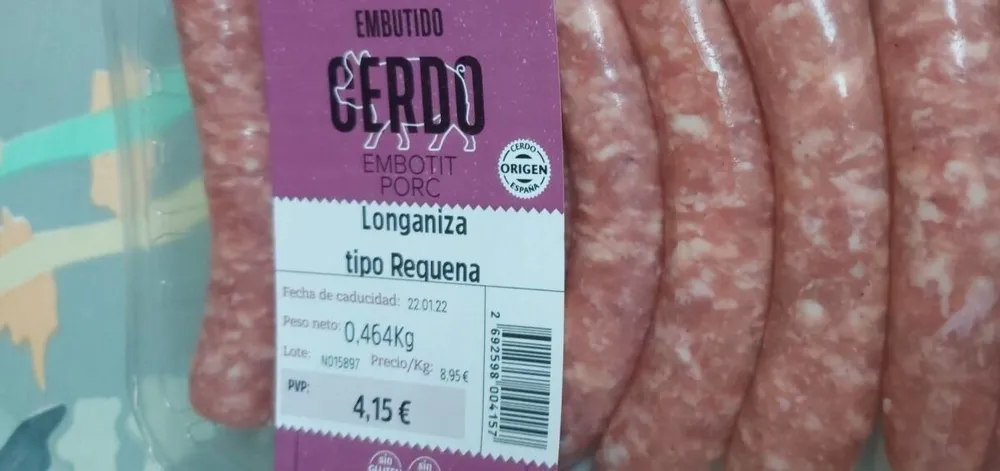 Longaniza tipo requena
