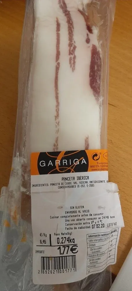 Panceta ibérica