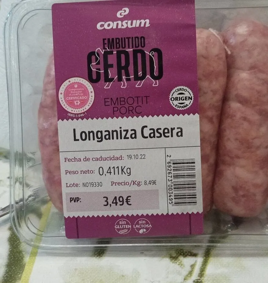 Embutido cerdo