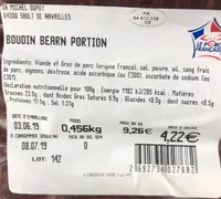 Boudin bearn portion