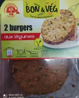 2 burgers aux légumes
