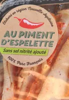 Chiffonnade de jambon cuit au piment d'Espelette