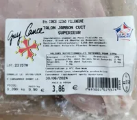 TALON JAMBON CUIT SUPERIEUR