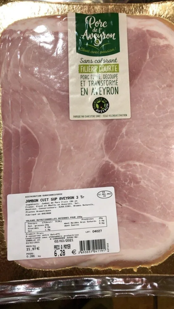 Jambon cuit