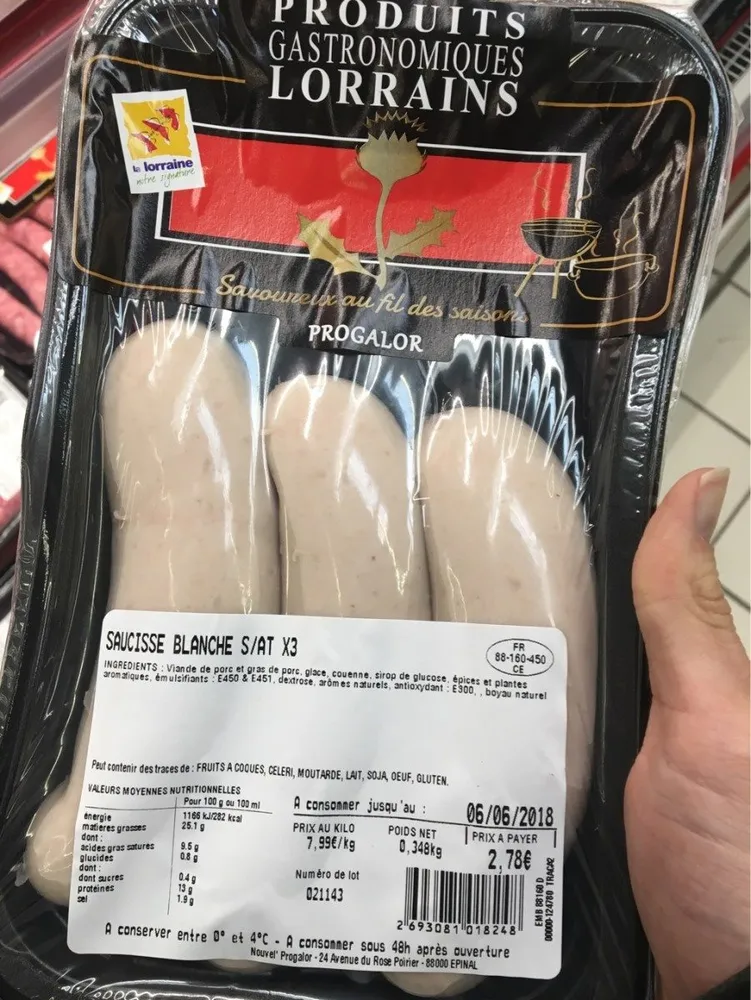 Saucisse blanches