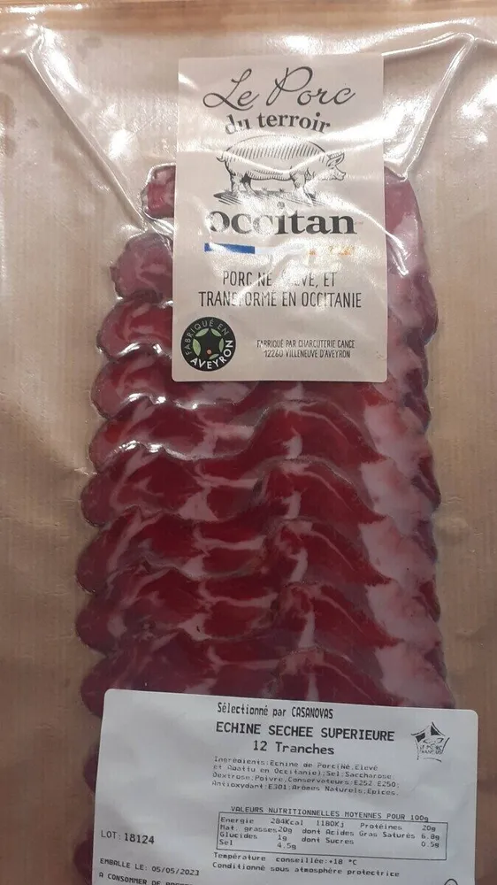 ECHINE SECHEE SUPERIEURE
