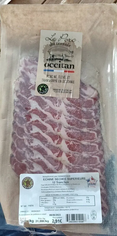 Échine séchée supérieure