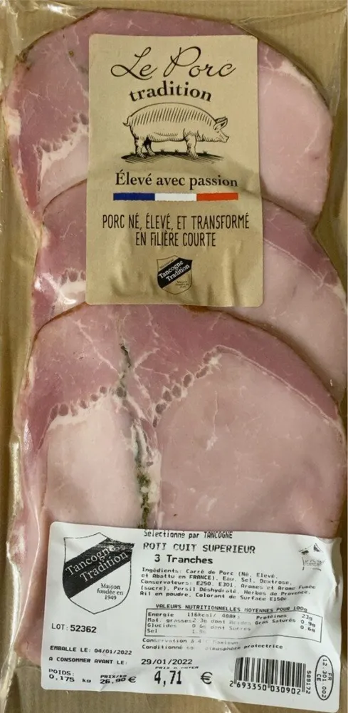 Roti cuit superieur