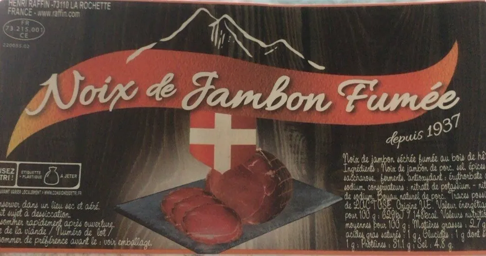 Noix de jambon fumee