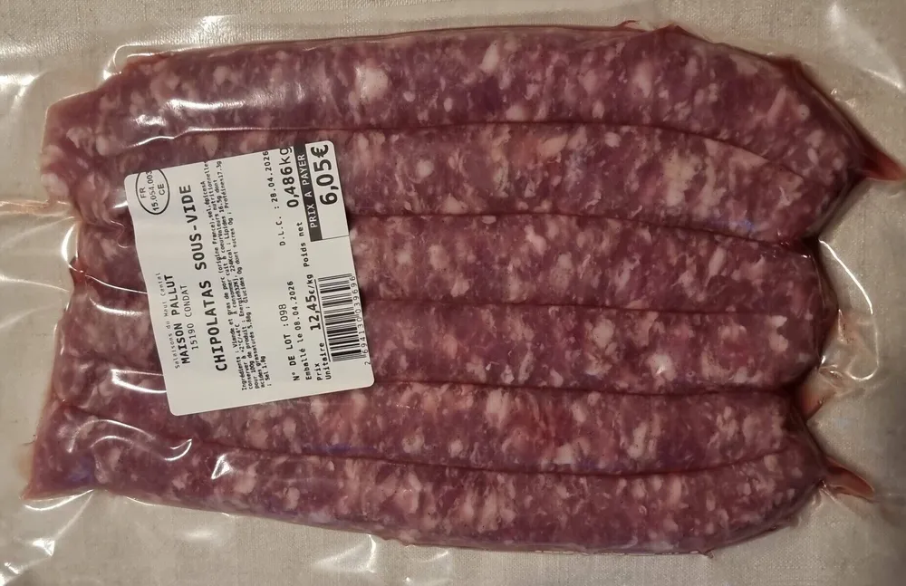 Chipolatas sous-vide