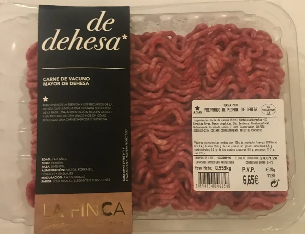 Carne de vacuno mayor de dehesa