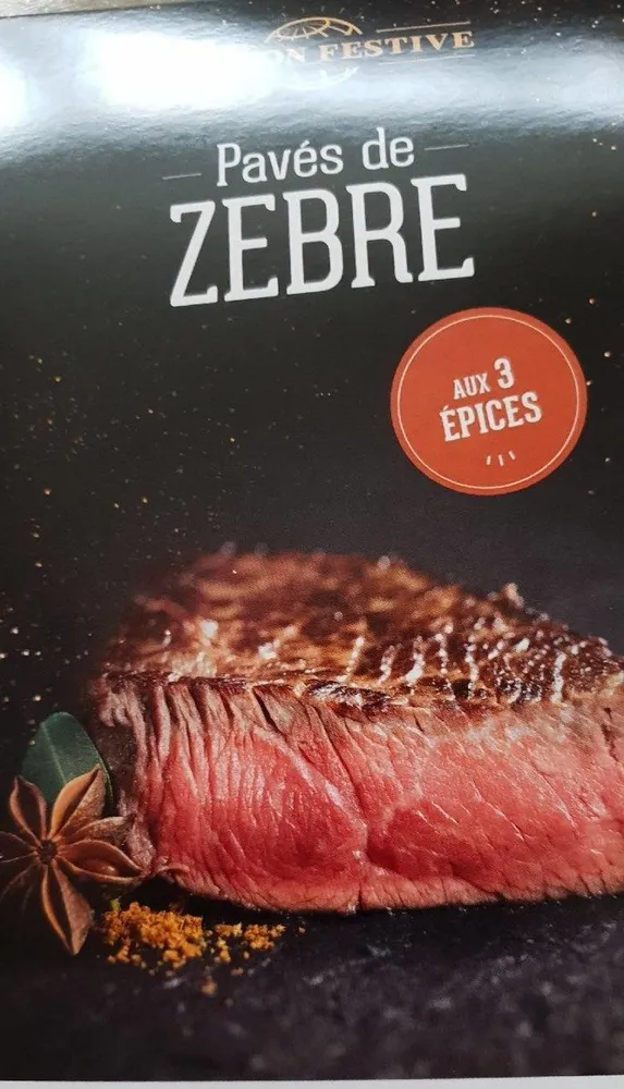 Pavés de Zèbre aux 3 épices
