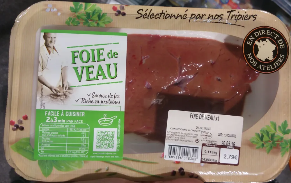 Foie de veau X1