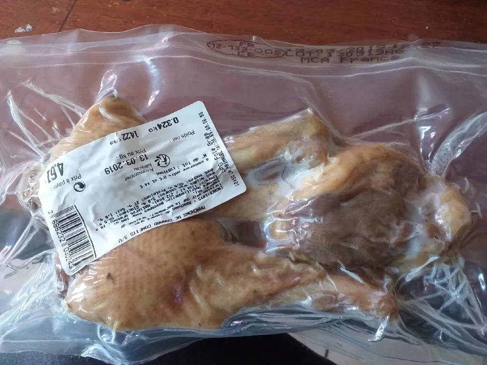 Manchons de canard confits