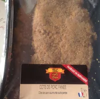 Cote de porc saumurée cuite panée