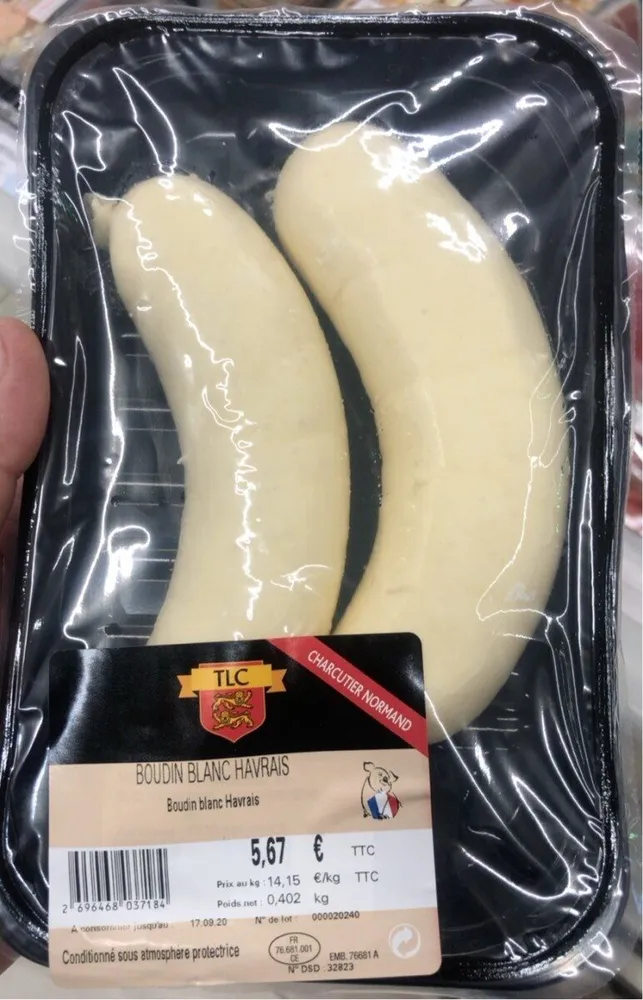 Boudin blanc havrais