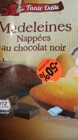 Madeleines nappées au chocolat noir