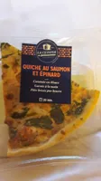Quiche au saumon et épinard