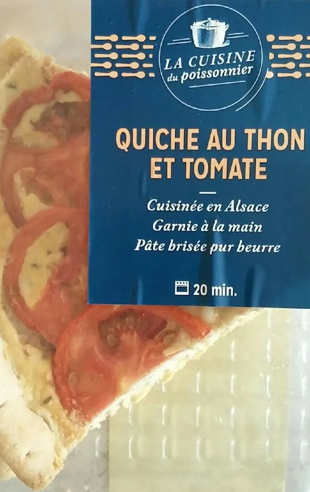Quiche au thon et tomates